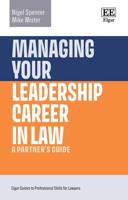 Managing Your Leadership Career in Law