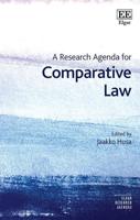A Research Agenda for Comparative Law