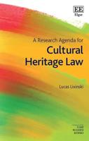 A Research Agenda for Cultural Heritage Law