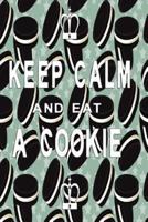 Notizbuch Keep Calm and Eat a Cookie