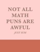 Not All Math Puns Are Awful Just Sum