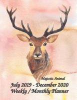 July 2019 - December 2020 Weekly / Monthly Planner