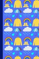 Children's Rain Themed Notebook For School Notes