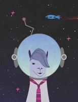 Cool Llama Astronaut Notebook