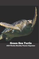Green Sea Turtle 2020 Weekly Monthly Planner Organizer