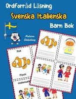Ordforråd Läsning Svenska Italienska Barn Bok