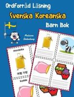 Ordforråd Läsning Svenska Koreanska Barn Bok