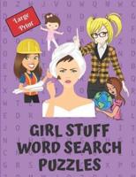 Girl Stuff Word Search Puzzle Book