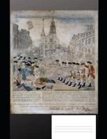 College Ruled Notebook - Boston Massacre Cover, 200 Pages