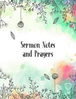 Sermon Notes and Prayers