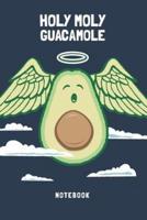 Funny Guacamole Notebook. Blank Lined Journal for Writing and Note Taking.