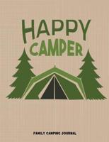 Happy Camper Family Camping Journal