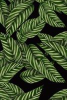 Cool Tropical Leaf Pattern Journal