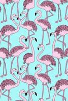 I Love Pink Flamingoes Pattern Journal