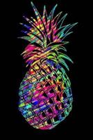 The Colorful Neon Pineapple Journal