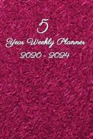 5 Year Weekly Planner 2020 - 2024