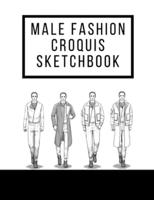 Male Fashion Croquis Sketchbook