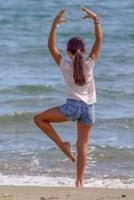 Little Girl Dancing on the Beach Journal