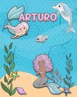 Handwriting Practice 120 Page Mermaid Pals Book Arturo