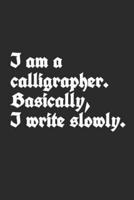 I Am A Calligrapher. Basically, I Write Slowly