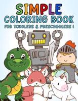 Simple Coloring Book for Toddlers & Preschoolers 1