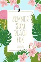 Summer Sun Beach Fun Journal