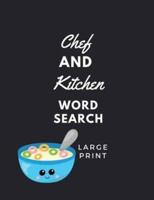 Chef and Kitchen Word Search