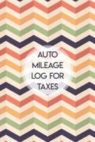 Auto Mileage Log for Taxes