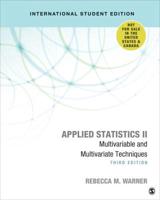 Applied Statistics II. Multivariable and Multivariate Techniques