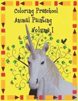 Coloring Preschool Animal Painting Volume 1