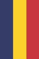 Chad Flag Notebook - Chadian Flag Book - Chad Travel Journal