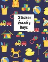 Sticker Book Boys