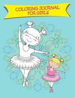 Coloring Journal For Girls