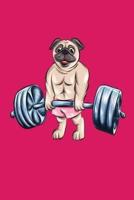 Workout & Food Pug Notebook