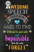 An Awesome Speech Teacher Is Hard to Find