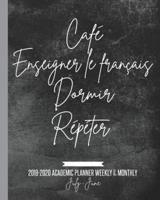 Café Enseigner Le Francais Dormir Répéter