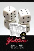 Yahtzee Score Sheet Score Keeper Book