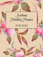 Academic Monthly Planner 2019-2020