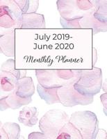 July 2019 - June 2020 Monthly Planner