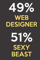 49 Percent Web Designer 51 Percent Sexy Beast