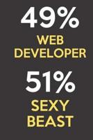 49 Percent Web Developer 51 Percent Sexy Beast