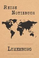 Reise Notizbuch Luxemburg
