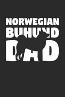 Norwegian Buhund Notebook 'Norwegian Buhund Dad' - Gift for Dog Lovers - Norwegian Buhund Journal