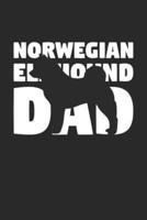 Norwegian Elkhound Notebook 'Norwegian Elkhound Dad' - Gift for Dog Lovers - Norwegian Elkhound Journal