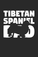 Tibetan Spaniel Notebook 'Tibetan Spaniel Dad' - Gift for Dog Lovers - Tibetan Spaniel Journal