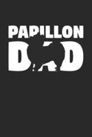 Papillon Notebook 'Papillon Dad' - Gift for Dog Lovers - Papillon Journal