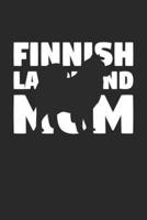 Finnish Lapphund Notebook 'Finnish Lapphund Mom' - Gift for Dog Lovers - Finnish Lapphund Journal