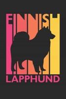 Vintage Finnish Lapphund Notebook - Gift for Finnish Lapphund Lovers - Finnish Lapphund Journal