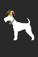 Terrier Notebook - Mardi Gras Gift for Terrier Lovers - Terrier Journal