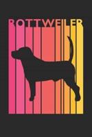 Vintage Rottweiler Notebook - Gift for Rottweiler Lovers - Rottweiler Journal
